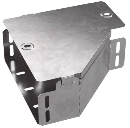 Переходник левый для лотка с крышкой Промрукав Стандарт 200х100х80 фото Переходник левый для лотка с крышкой Промрукав Стандарт 200х100х80 картинка